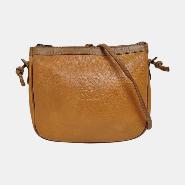 T Pouch Leather Brown