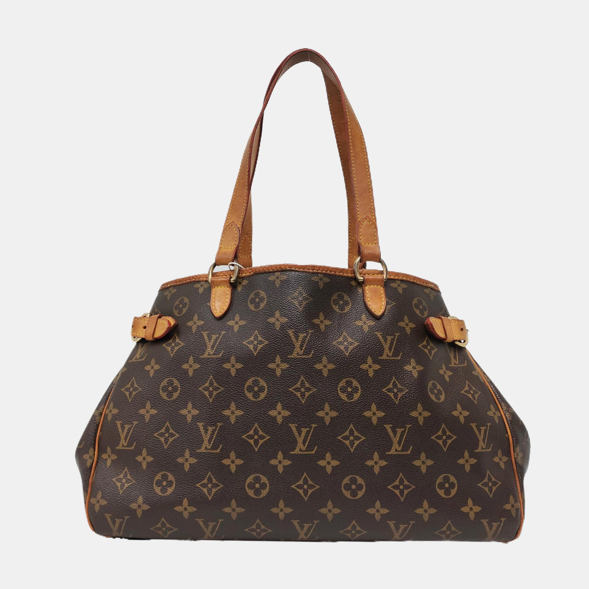 BATIGNOLLES GM Monogram Coated Canvas Brown