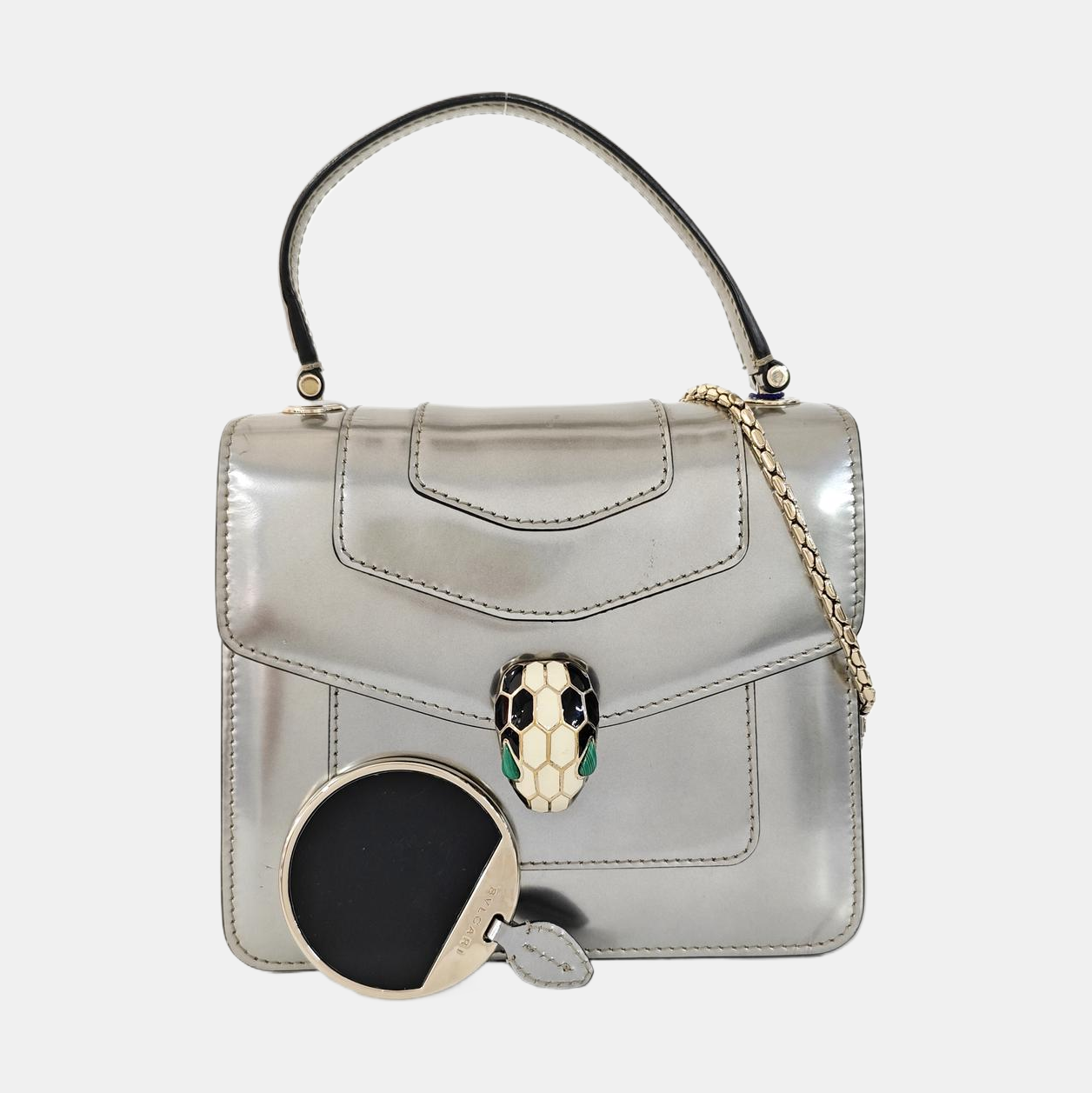 SERPENTI FOREVER Small Calfskin Gray