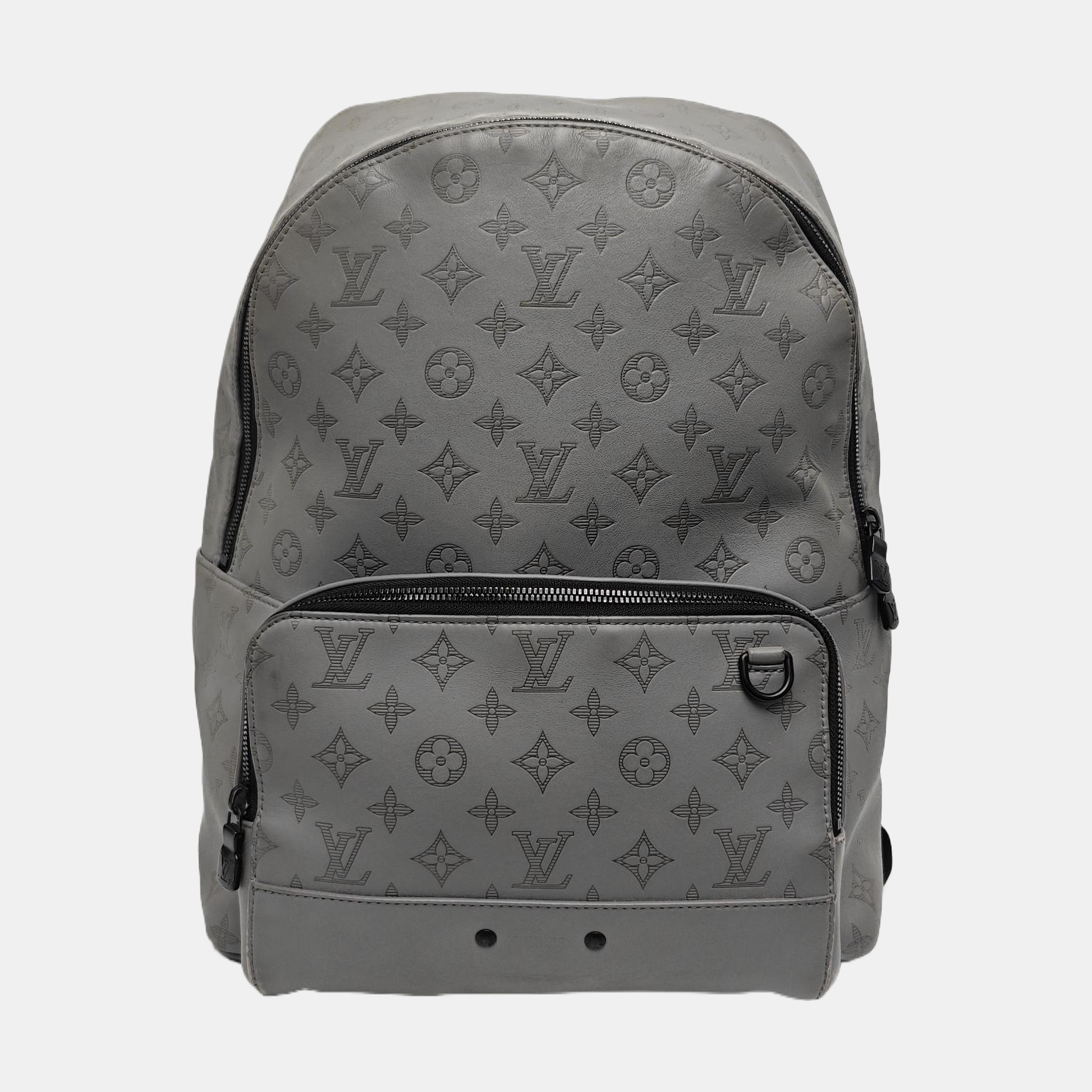 RACER Monogram Calfskin Gray