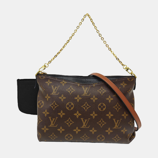 PALLAS BB Monogram Coated Canvas Brown