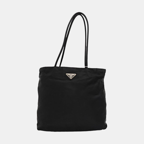 Nylon Tote Bag Black