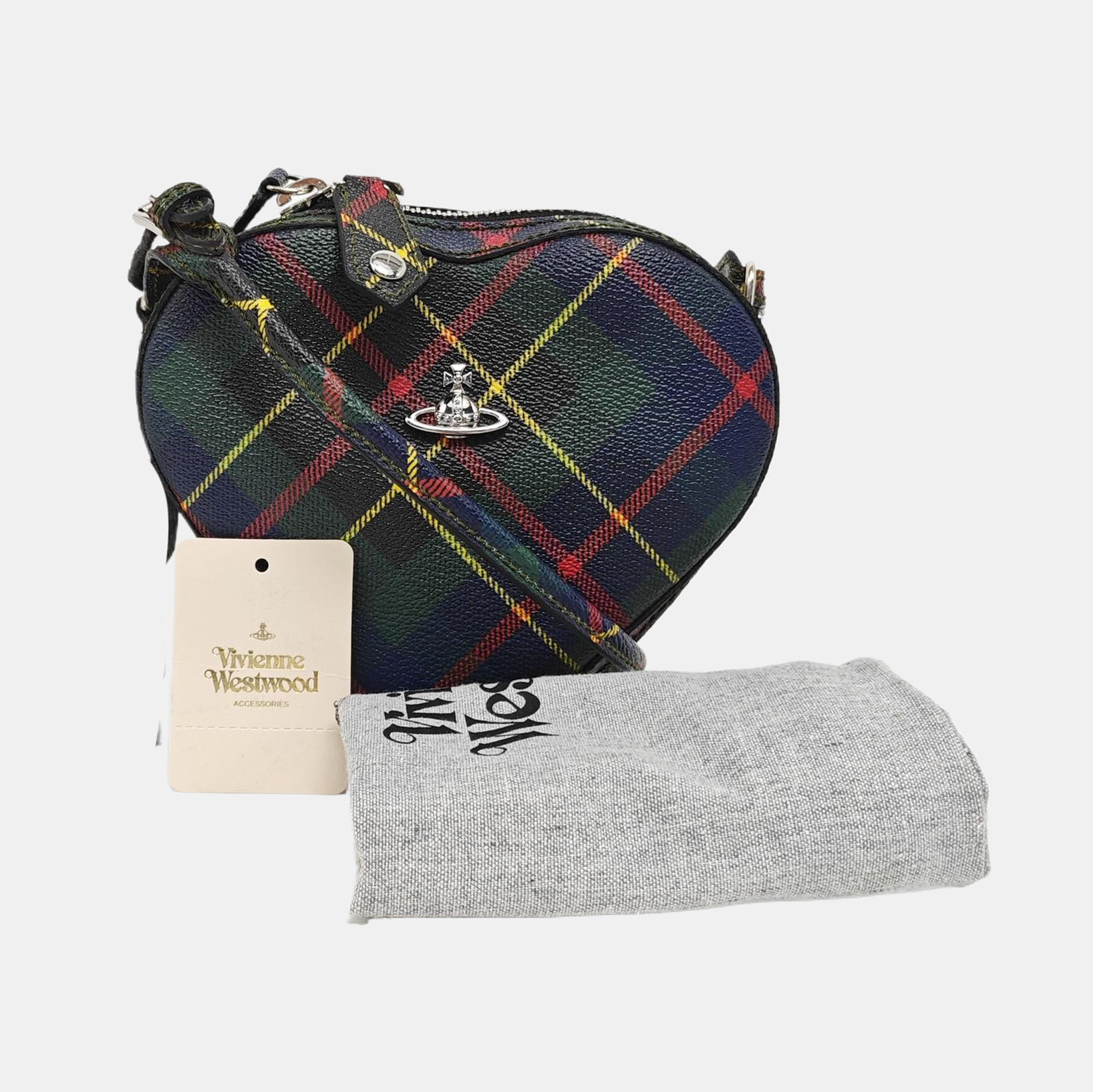 Coated Canvas Shoulder Bag Green