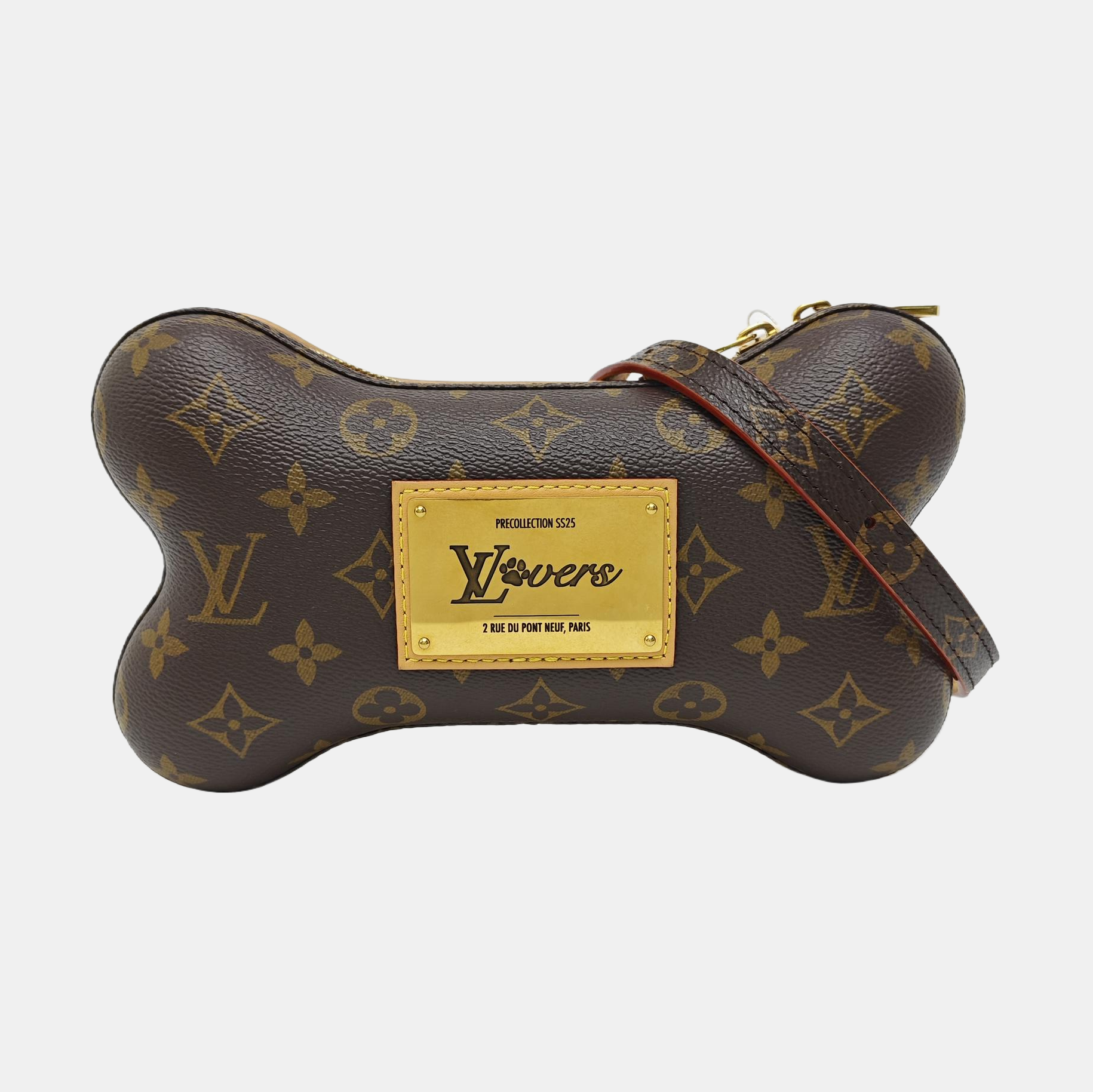 Monogram Coated Canvas Crossbody Bag Mini Brown