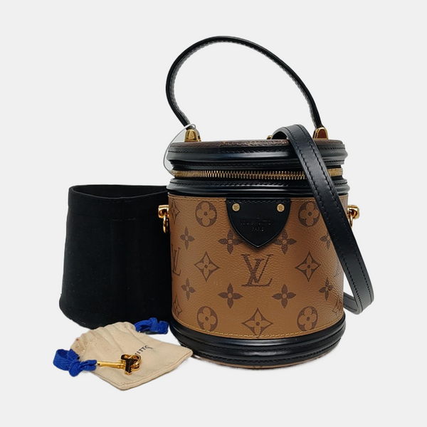CANNES PM Monogram Coated Canvas Brown