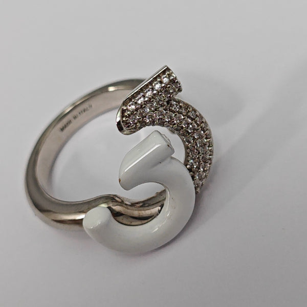 Metal Silver Ring EU 52