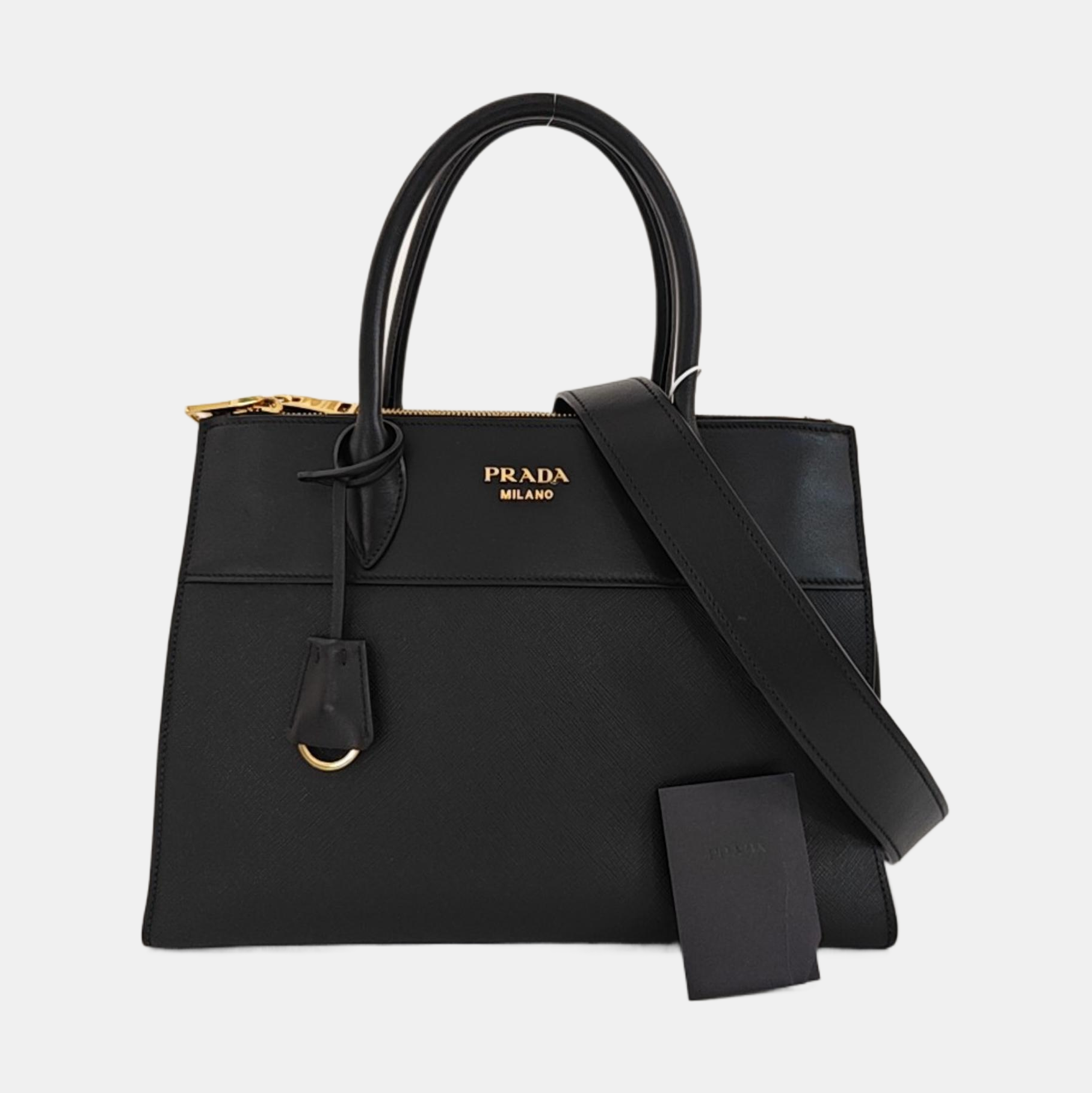 Esplanade Saffiano Calfskin Black