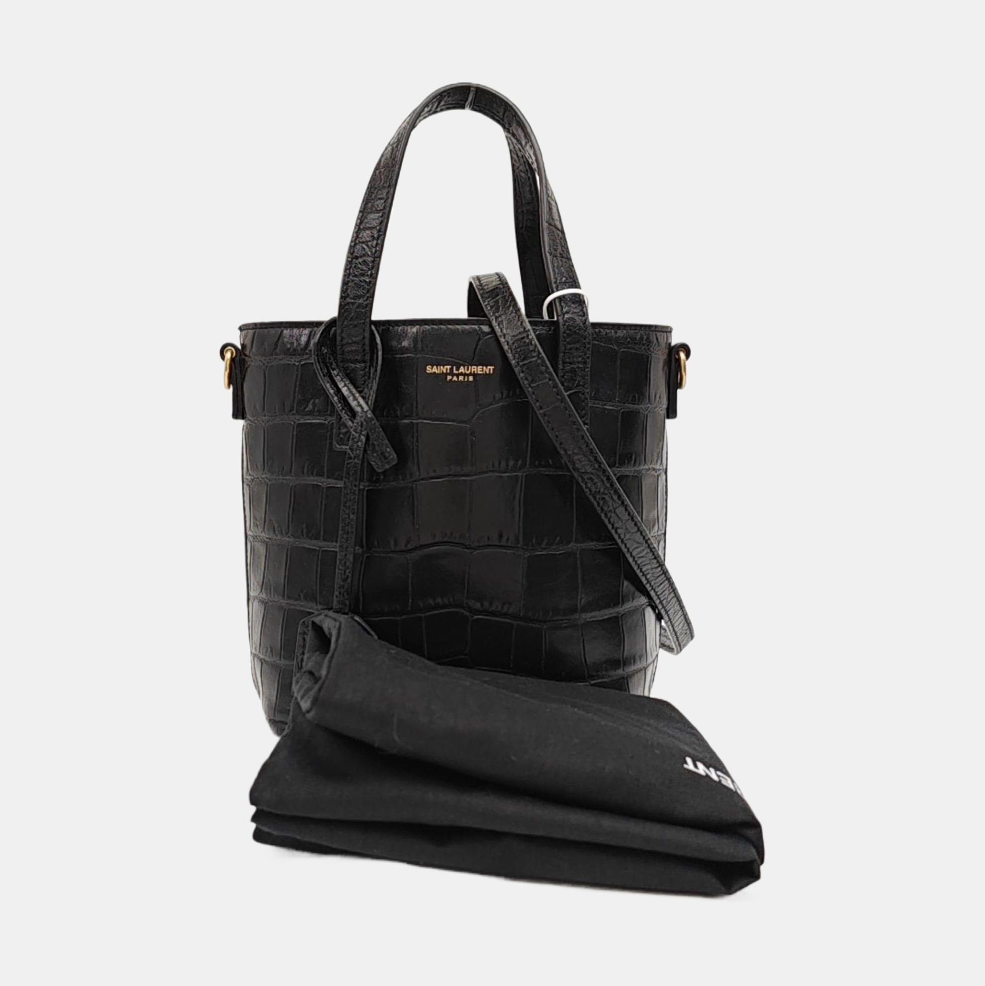 Calfskin Shoulder Bag Black