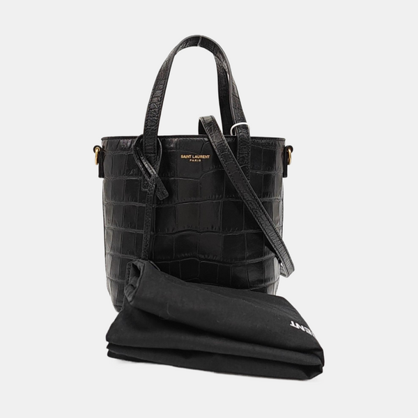 Calfskin Shoulder Bag Black