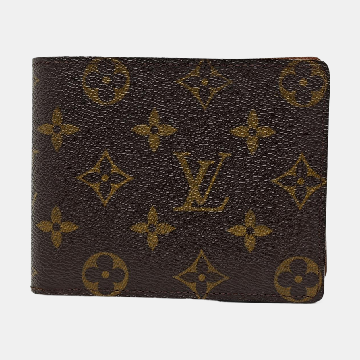 MULTIPLE Monogram Coated Canvas Brown Wallet