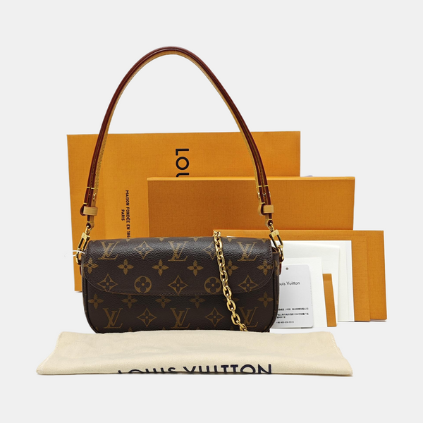 IVY Monogram Coated Canvas Brown