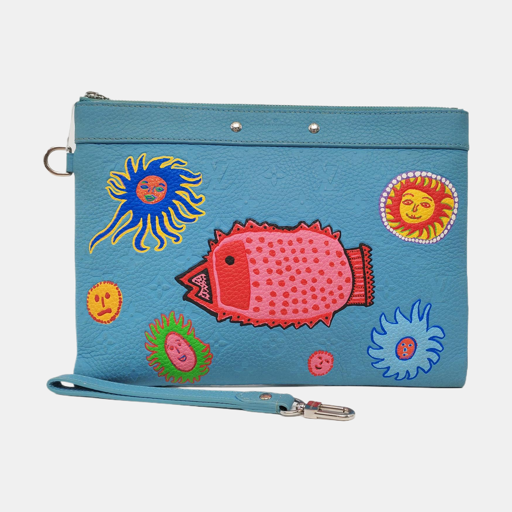 Monogram Calfskin Blue