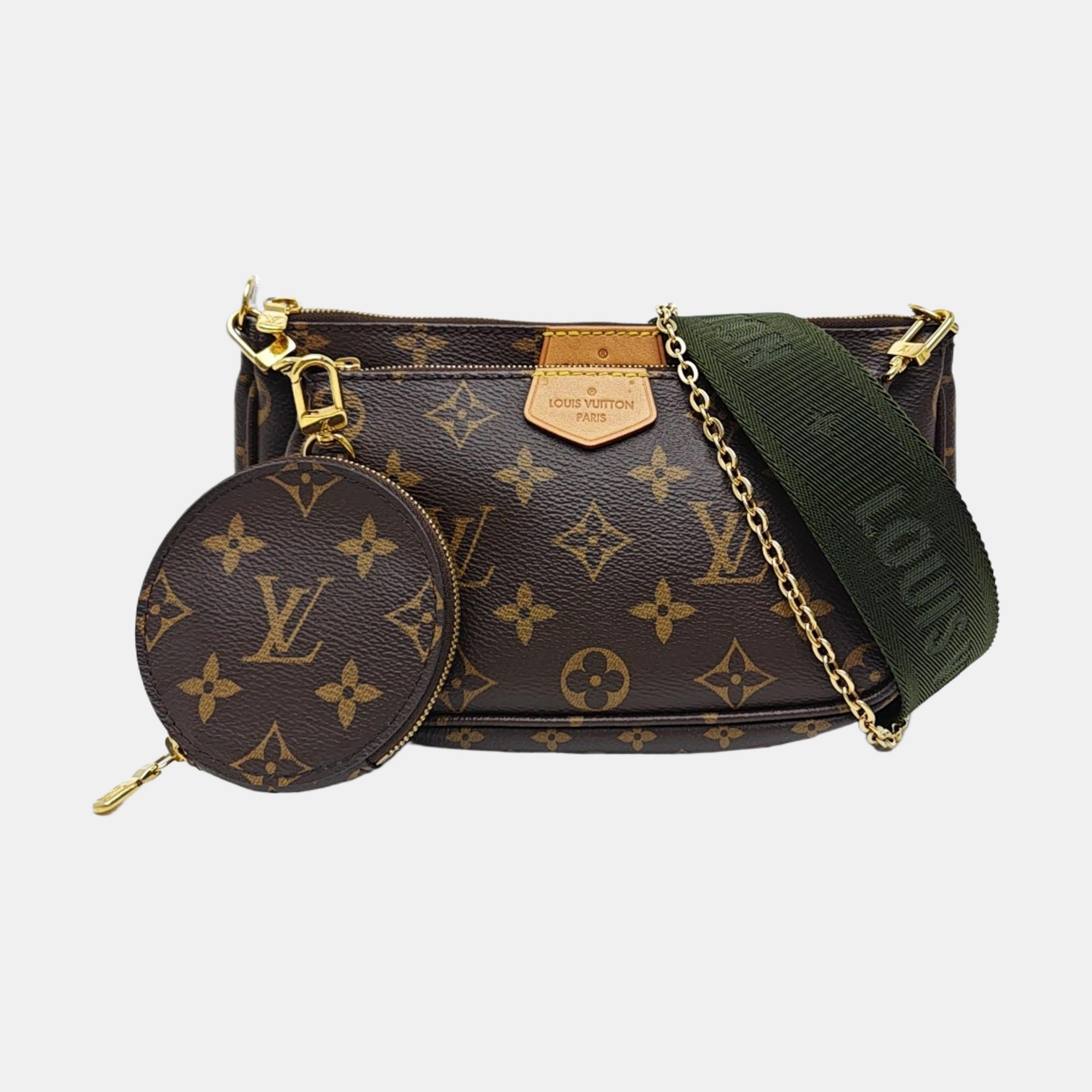MULTI Monogram Coated Canvas Brown