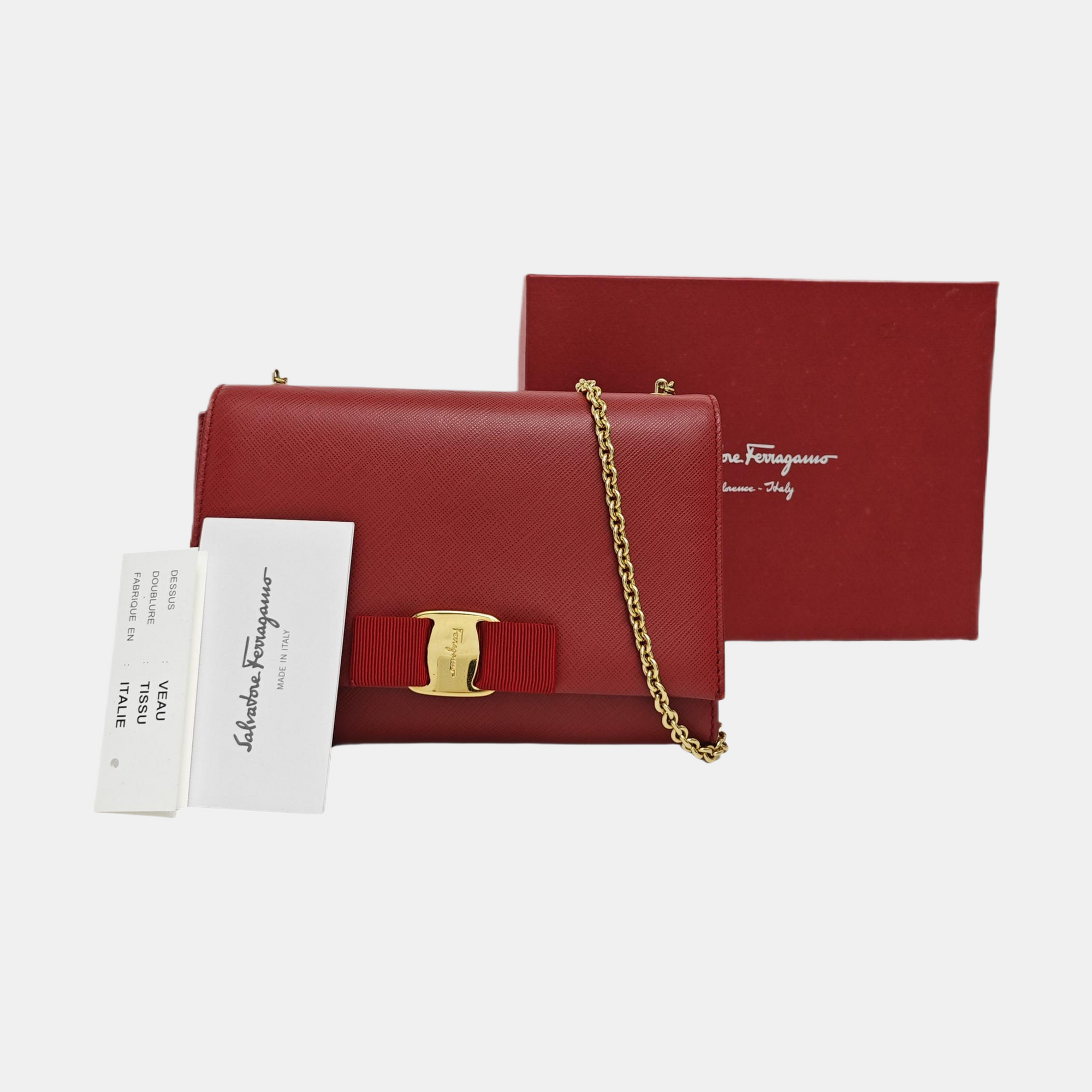 Ginny Calfskin Red