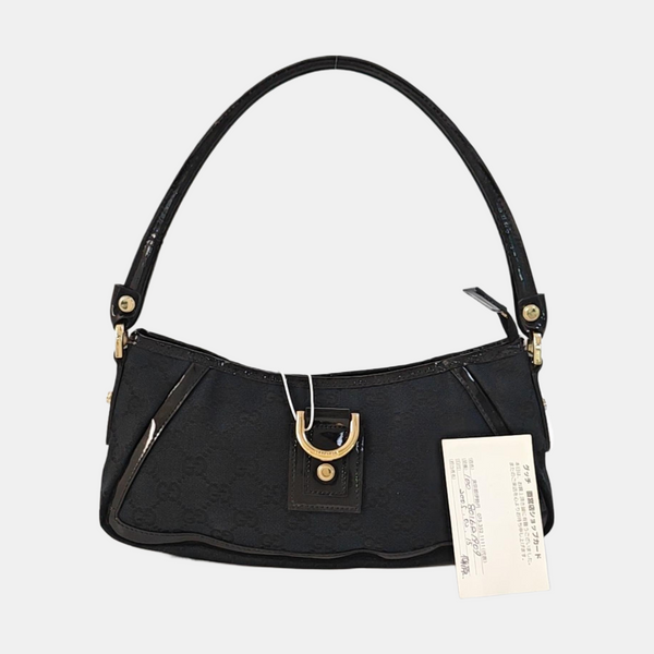 D-Ring Monogram Canvas Black