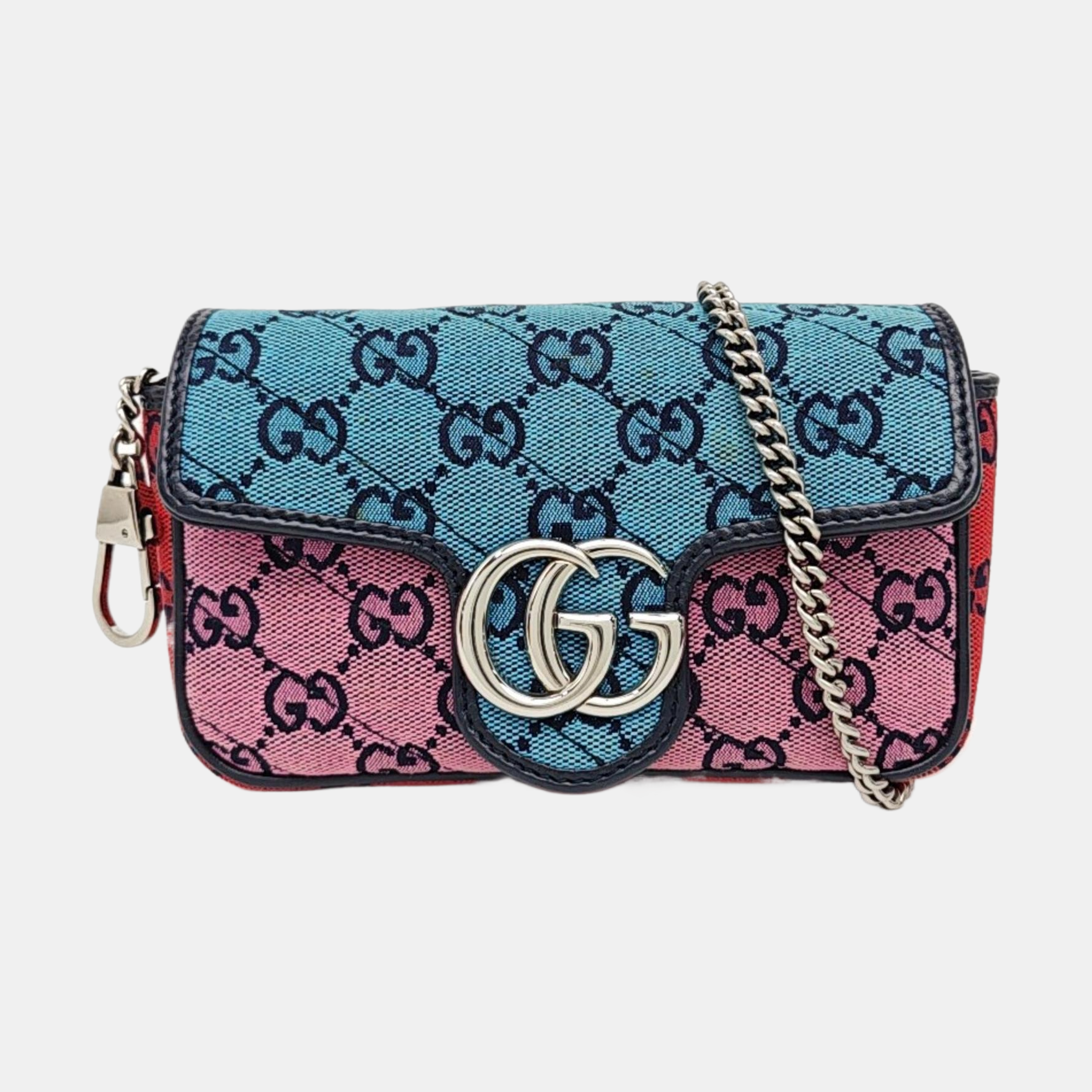 GG Marmont Mini Quilted Canvas Multicolor