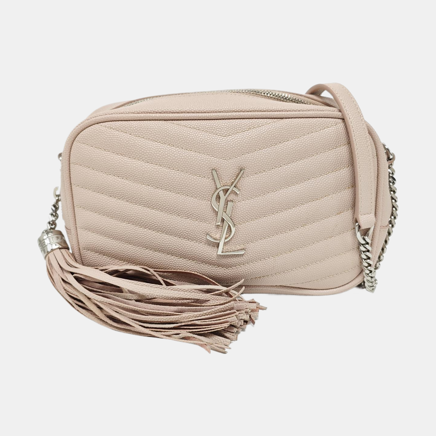 LOU Chevron Calfskin Pink