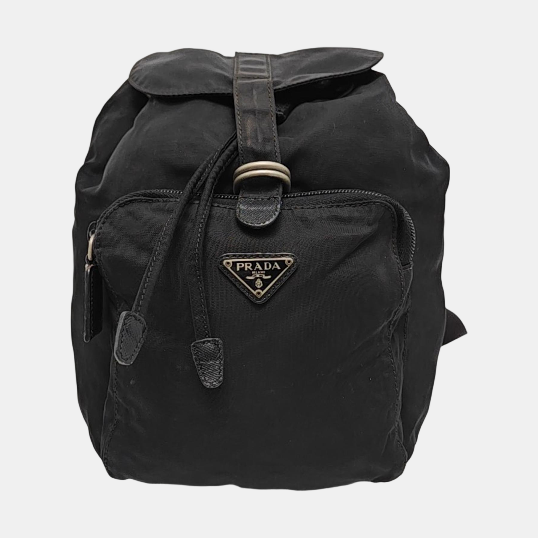 Nylon Backpack Black
