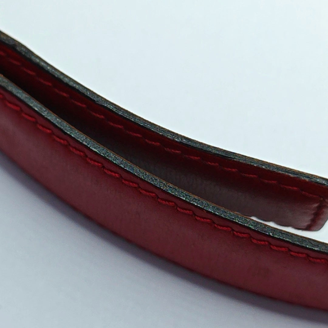 Red Leather Belt