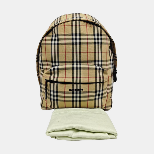 Fabric Backpack Brown
