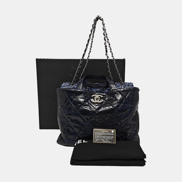 PORTOBELLO Quilted Calfskin Blue