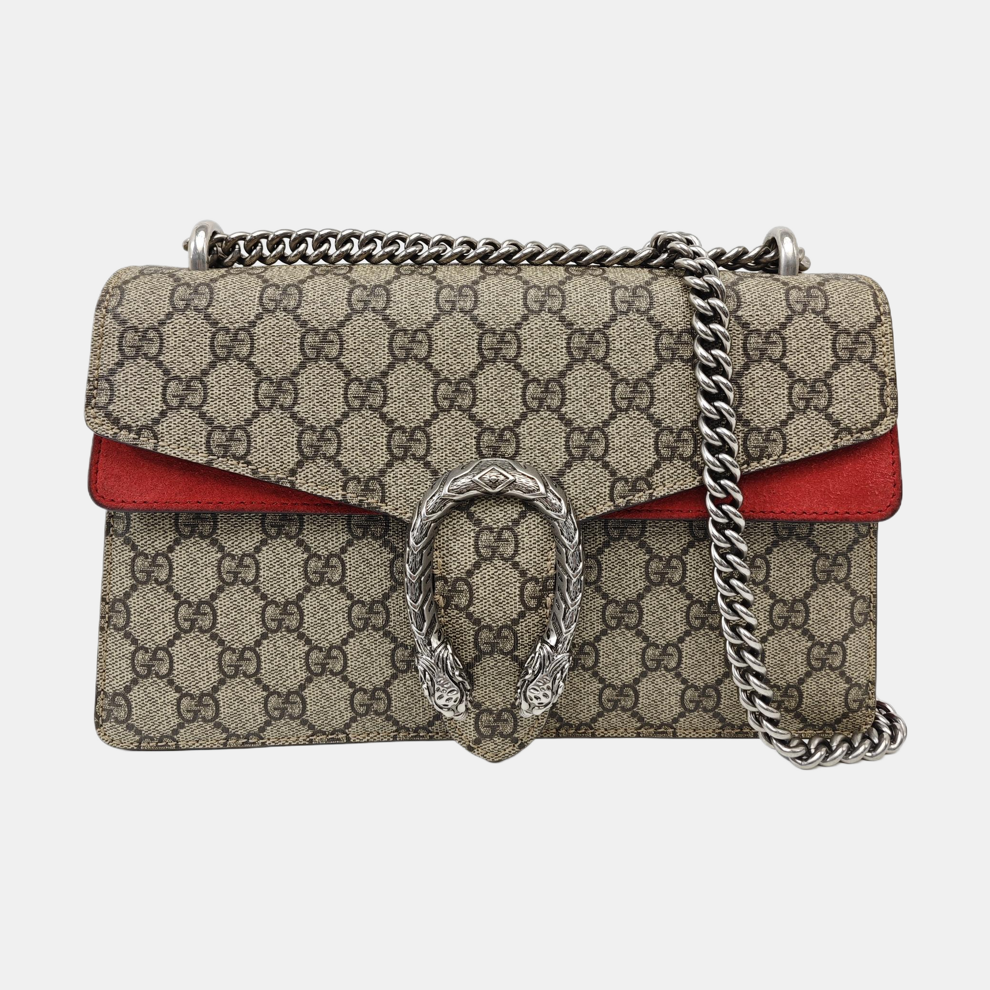 Dionysus Small Monogram Coated Canvas Black
