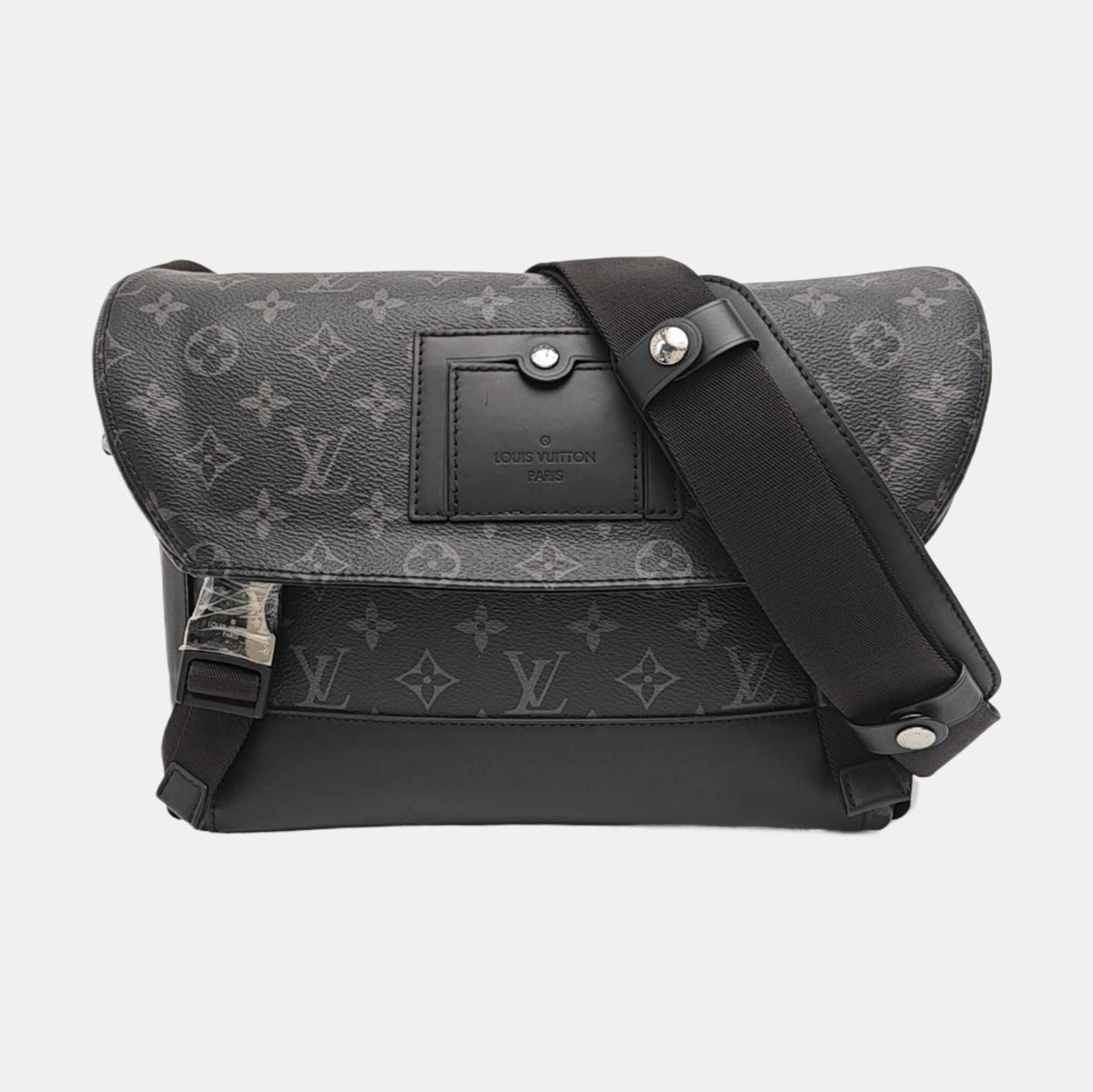 VOYAGER PM Monogram Coated Canvas Black