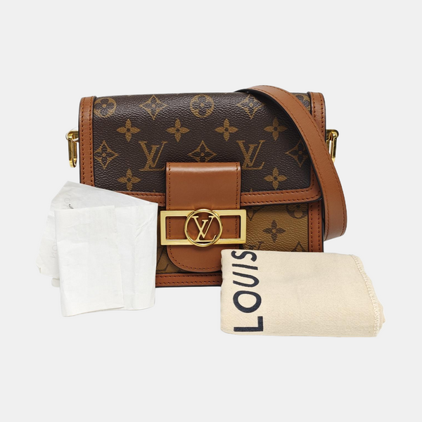 DAUPHINE Mini Coated Canvas Brown