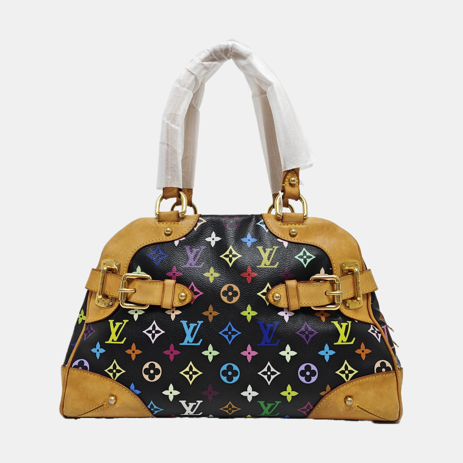 LV × TM CLAUDIA Monogram Coated Canvas Black