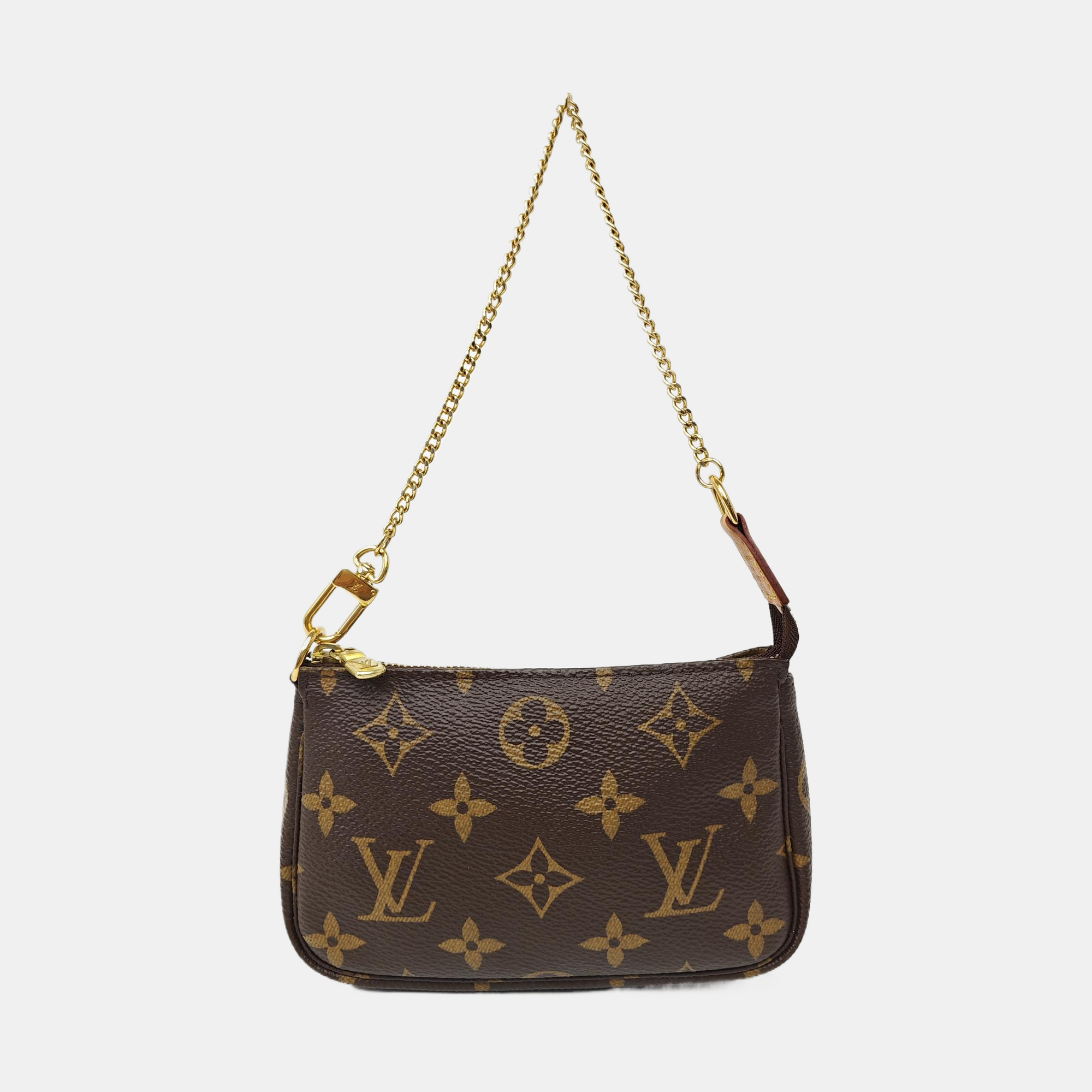 ACCESSOIRES Mini Monogram Coated Canvas Brown