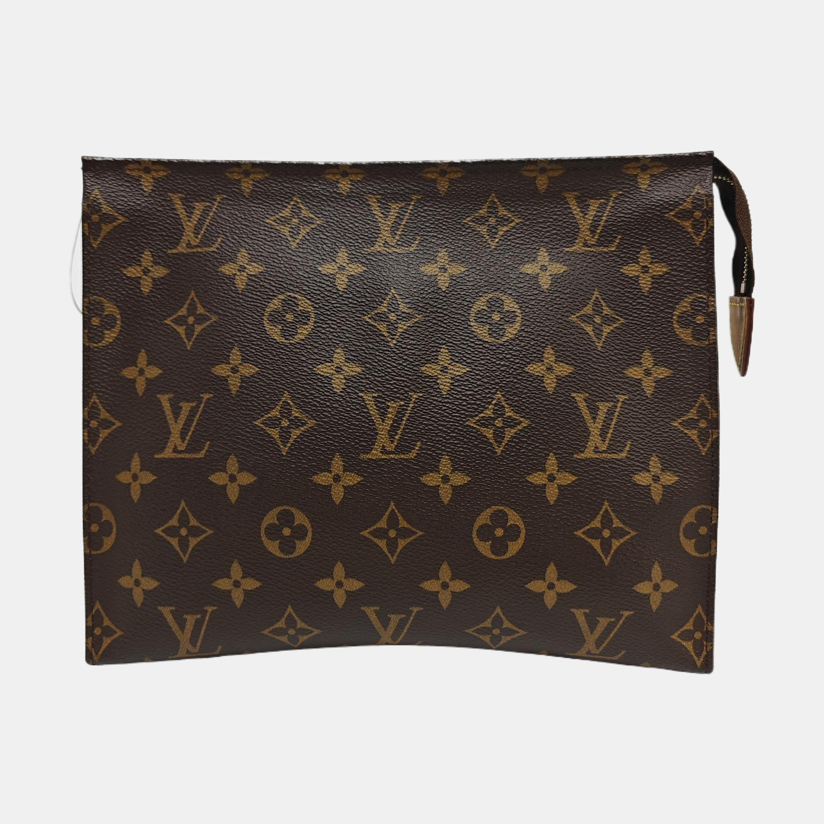 TOILET POCKET 26 Monogram Coated Canvas Brown