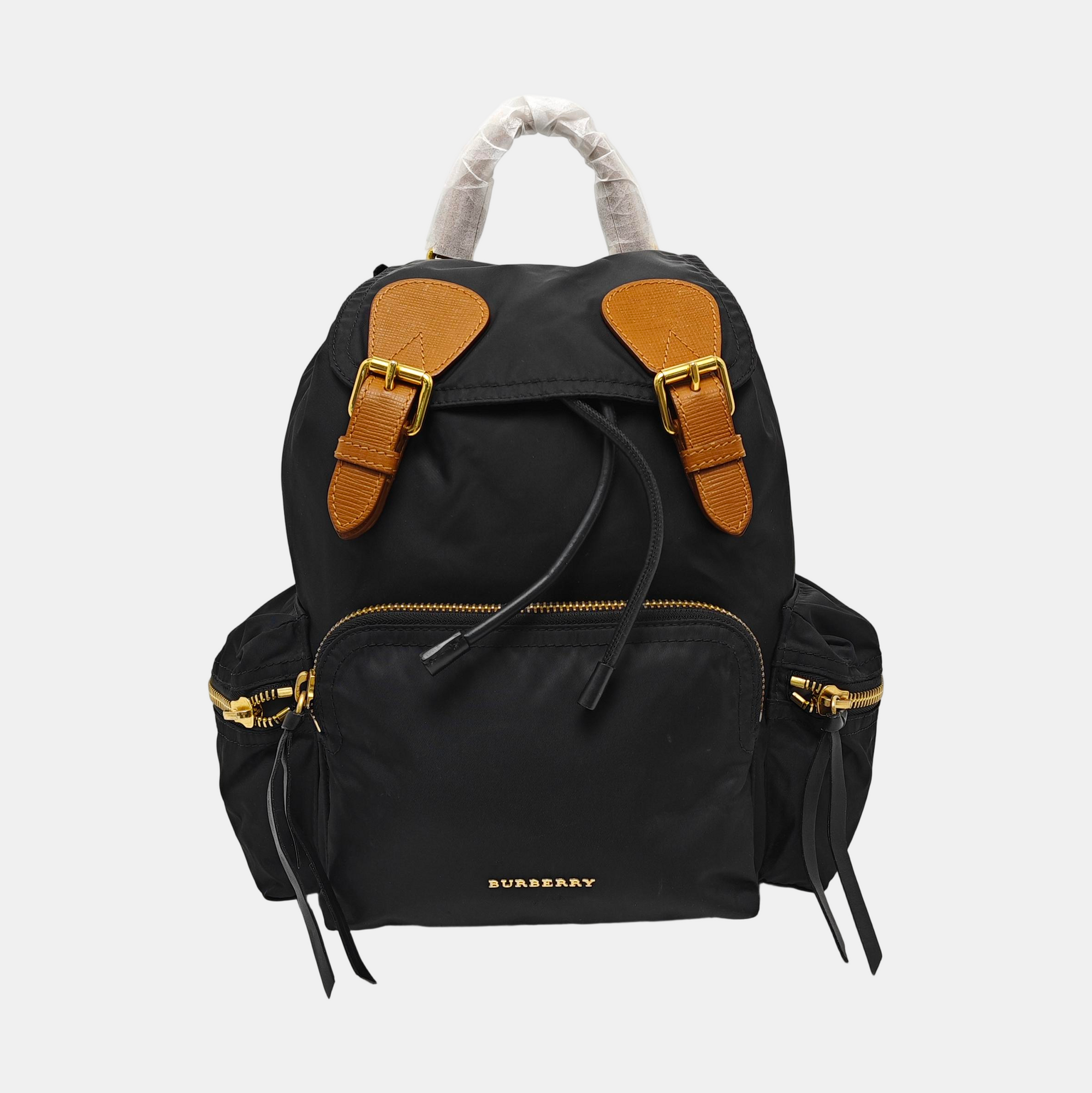 The Rucksack Medium Nylon Black