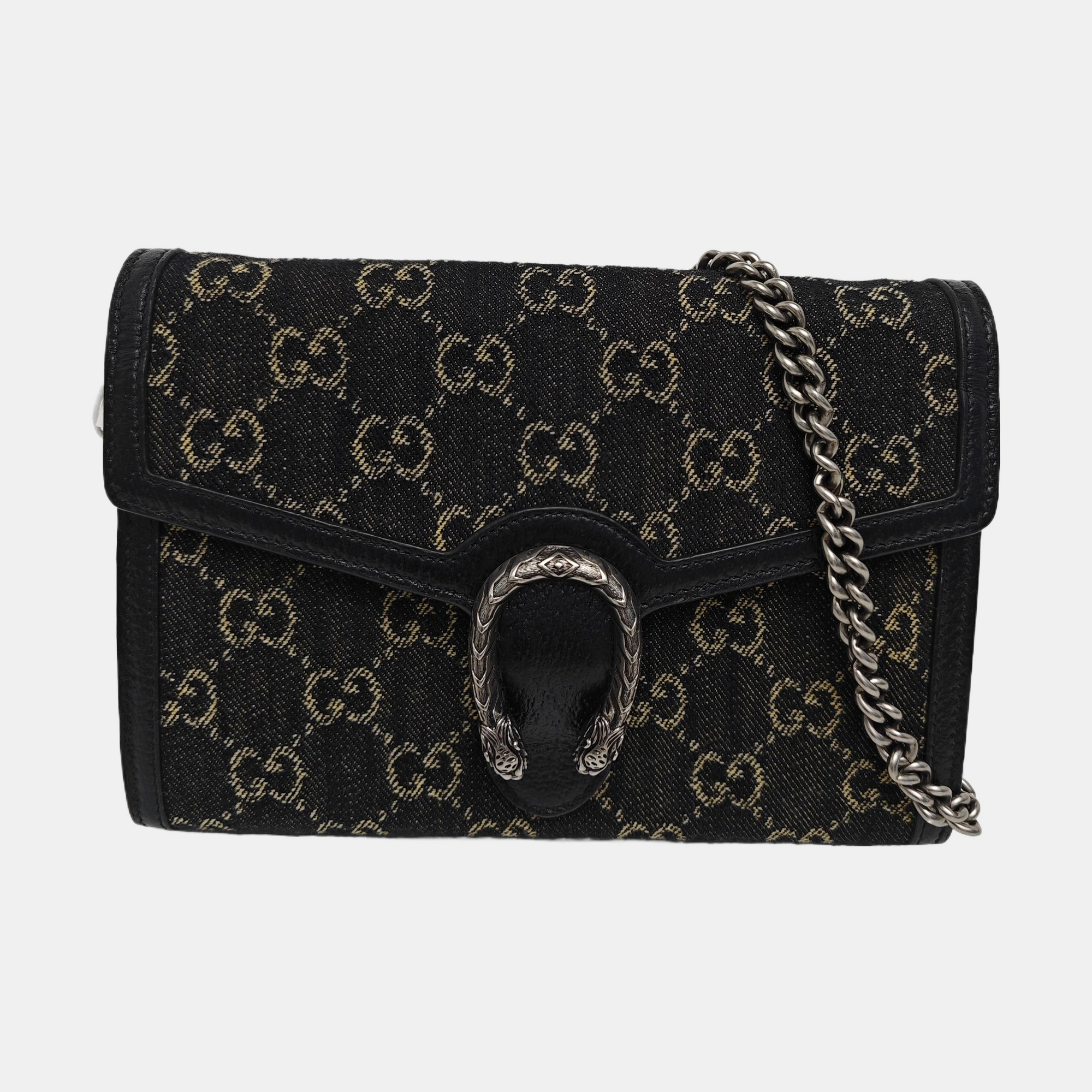 Dionysus Mini Monogram Denim Black