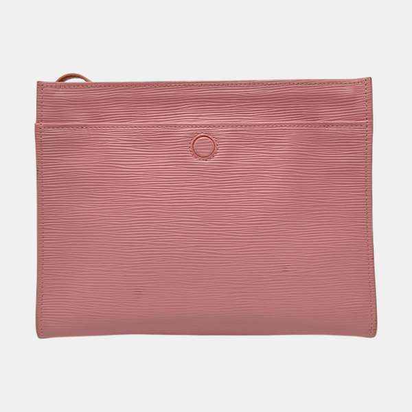 Leather Clutch Pink