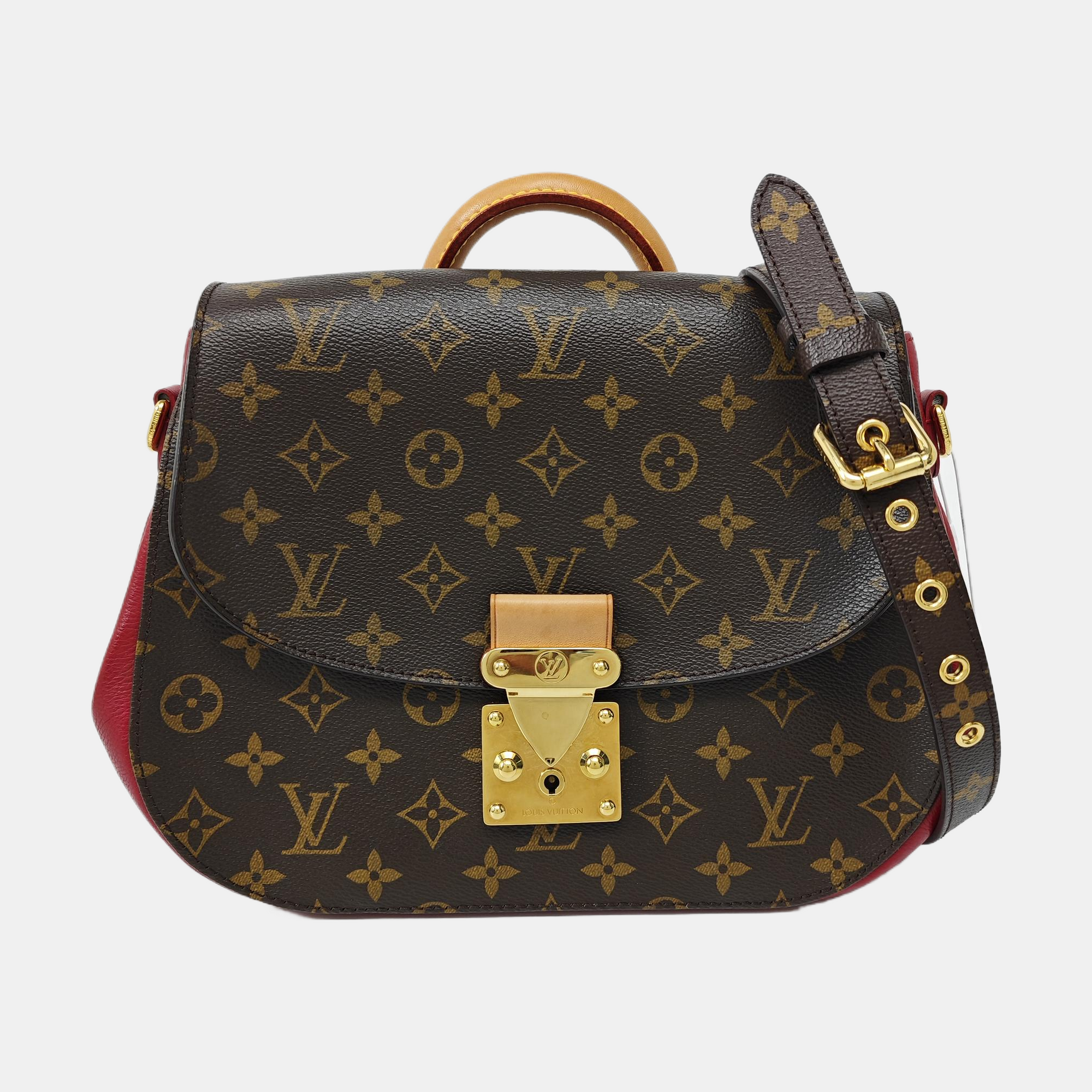 EDEN MM Monogram Coated Canvas Brown
