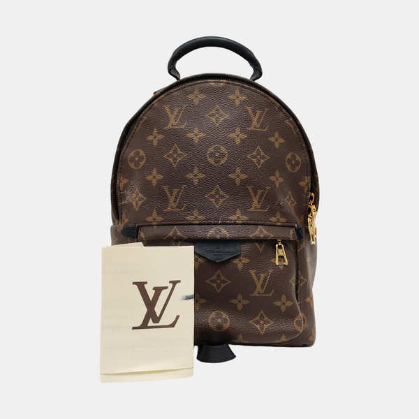 PALM SPRINGS PM Monogram Coated Canvas Brown