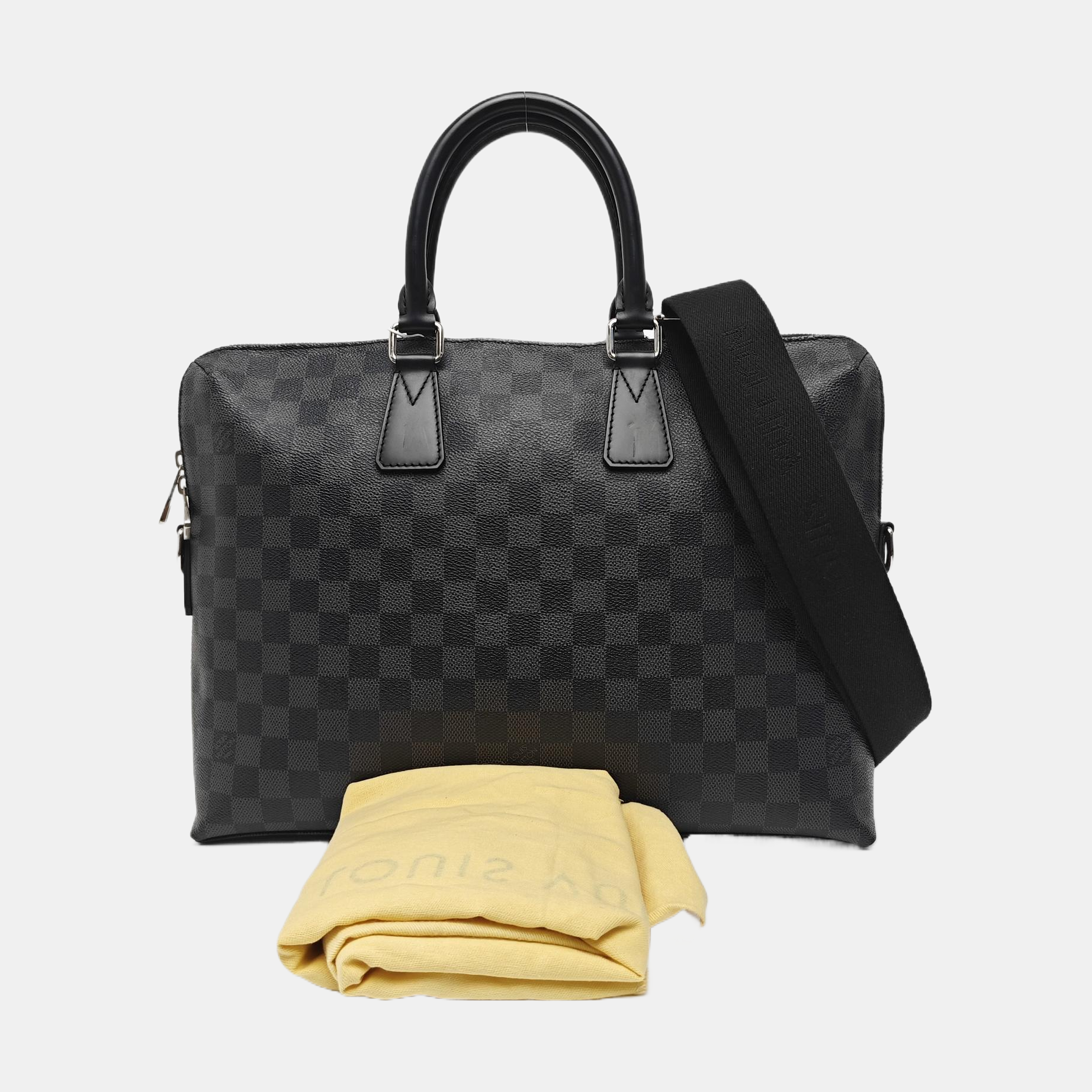 PORTE-DOCUMENTS Damier Graphite Coated Canvas Gray