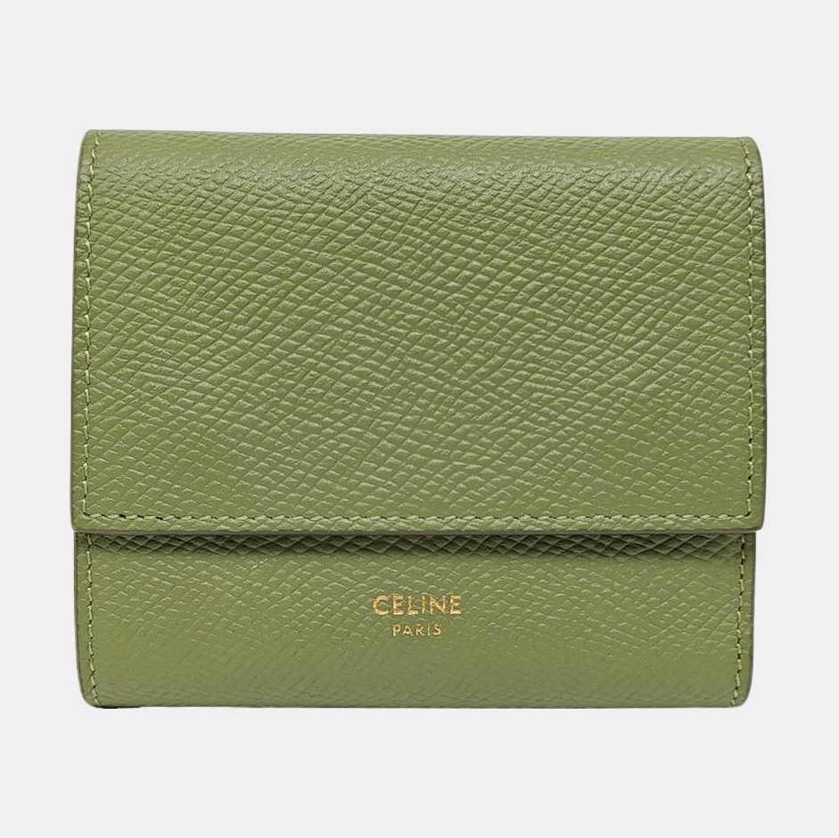 Calfskin Wallet Small Green