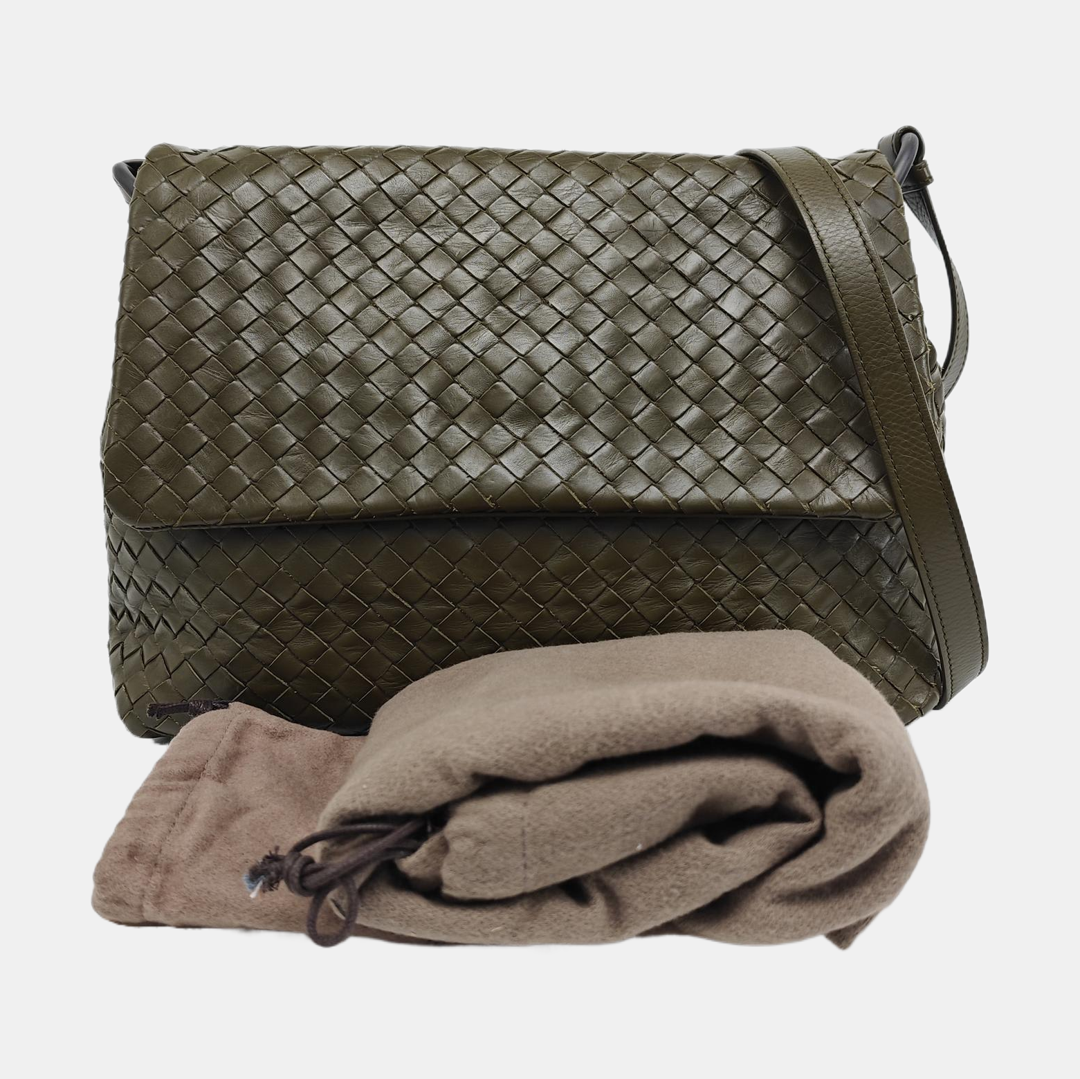 Calfskin Shoulder Bag Green