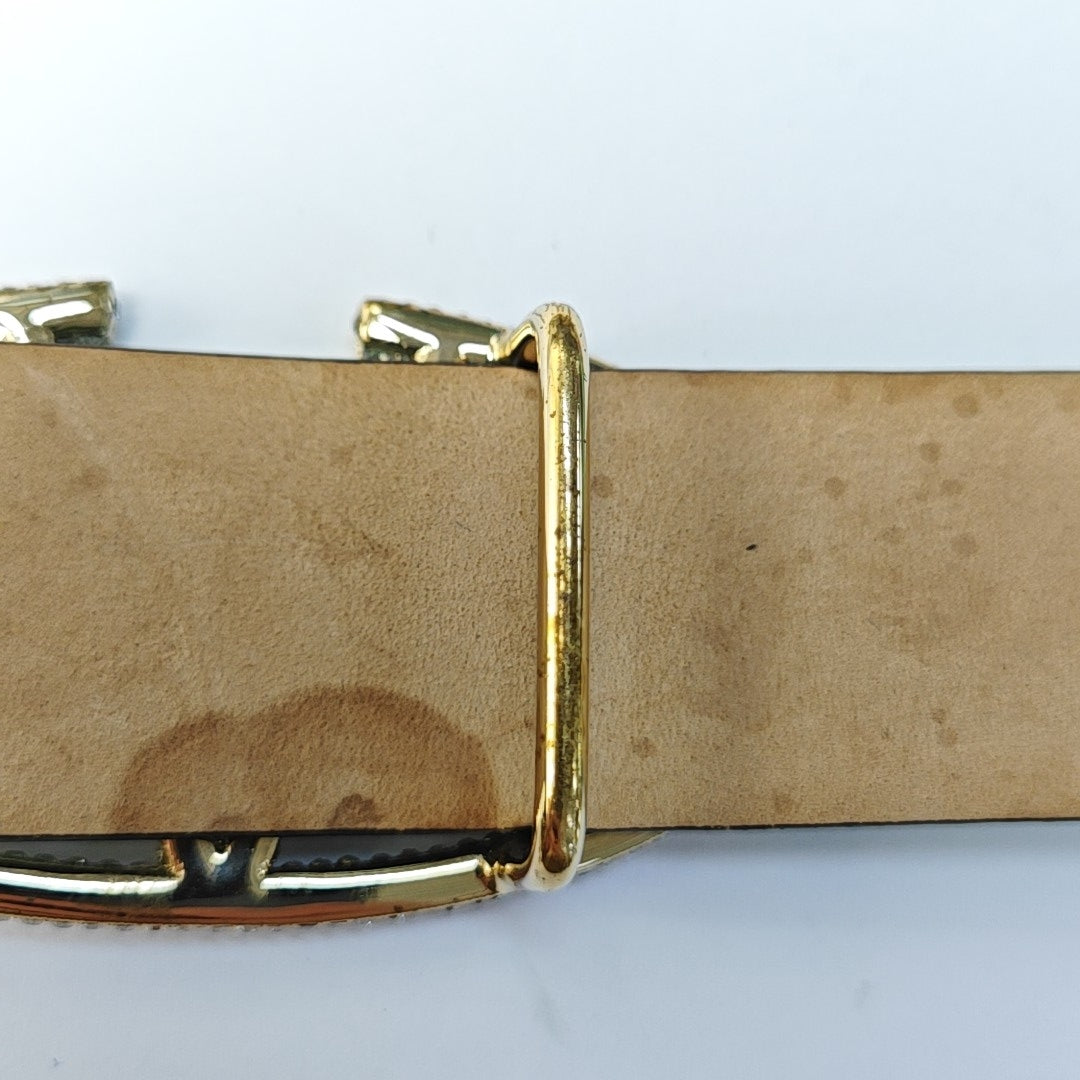 Leather Belt Green