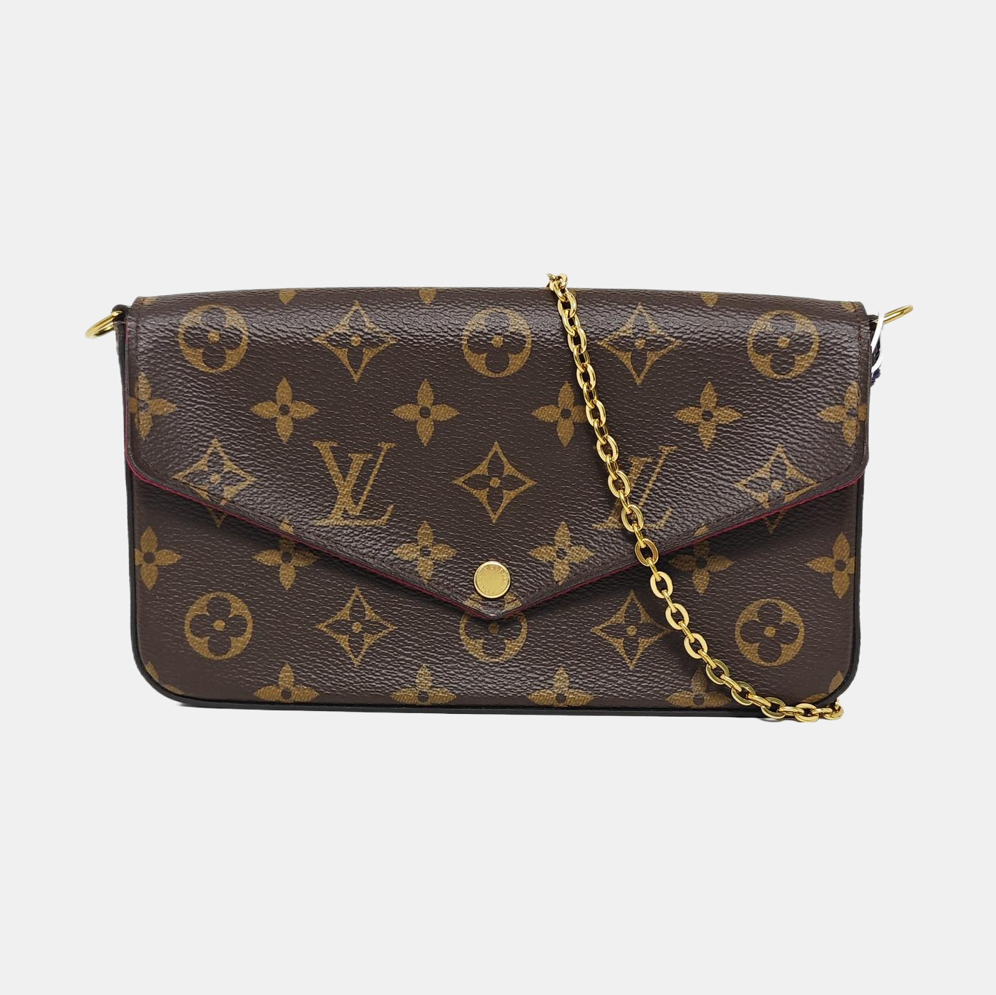 FÉLICIE Monogram Coated Canvas Brown