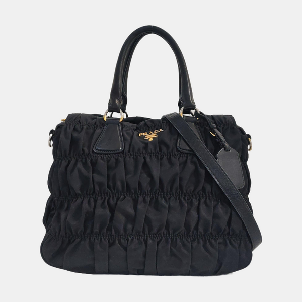 Gaufre Nylon Black