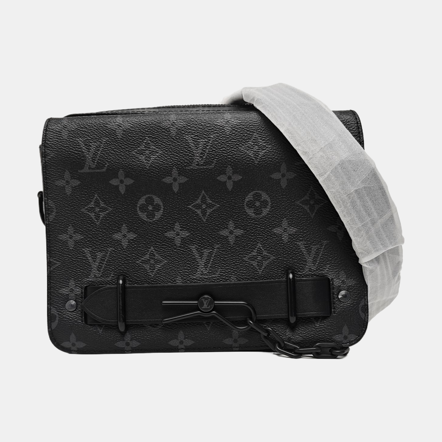 STEAMER Monogram Coated Canvas Black
