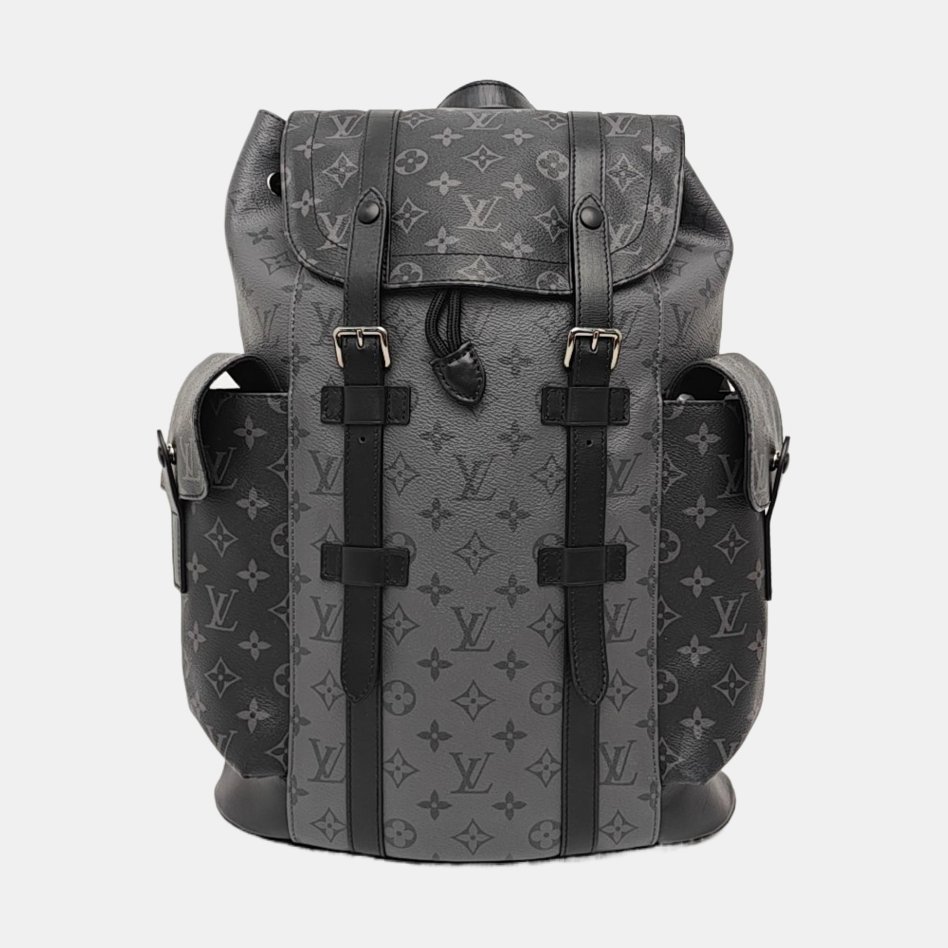 CHRISTOPHER Monogram Coated Canvas Gray
