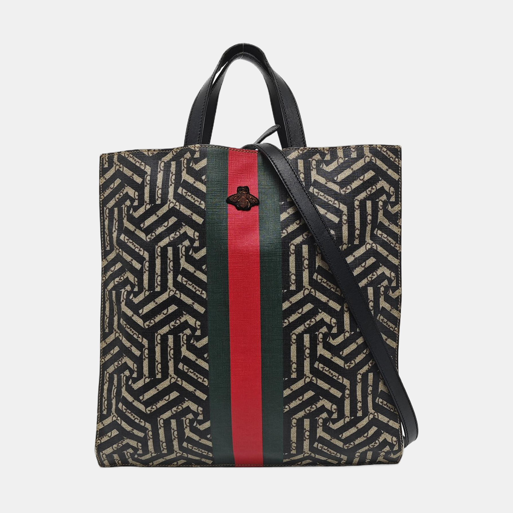 Monogram Coated Canvas Tote Bag Multicolor