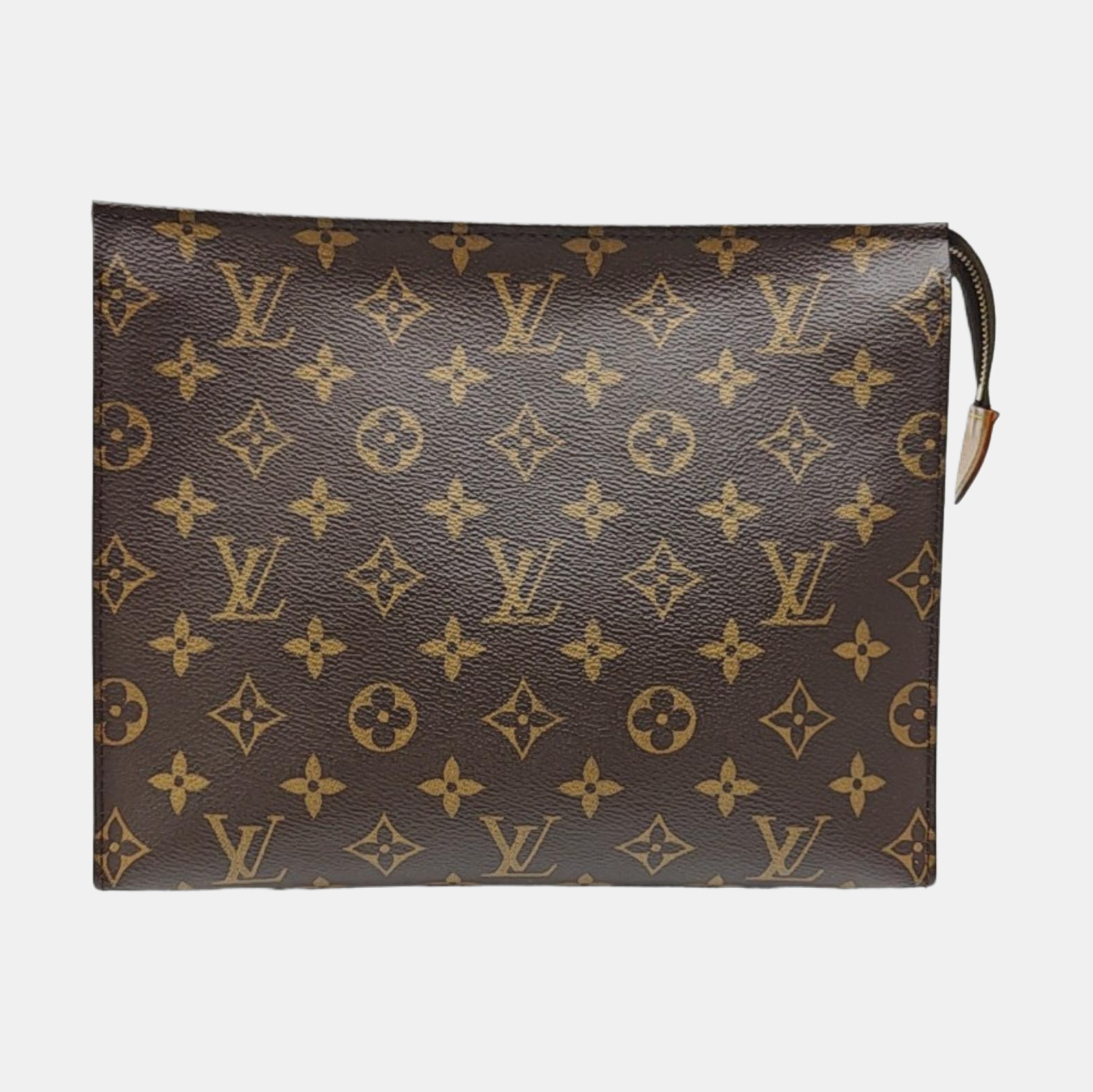 TOILET POCKET 26 Monogram Coated Canvas Brown