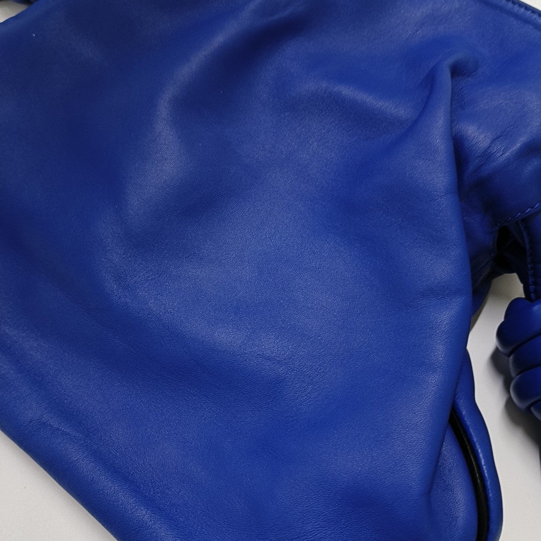 Authenticated pre-owned  Flamenco Calfskin Blue - Crossbody Bag at Looply