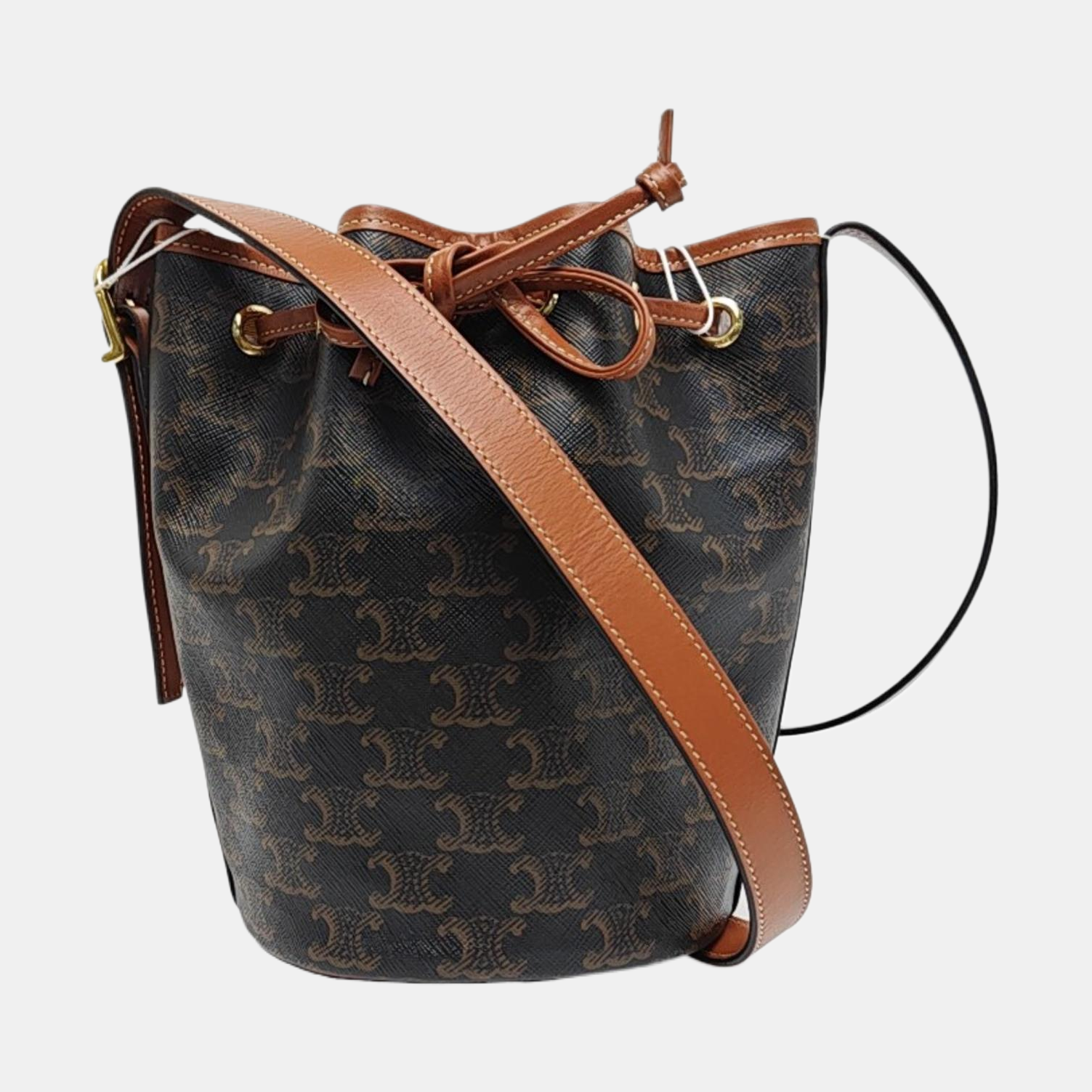 TRIOMPHE CANVAS Small Coated Canvas Brown