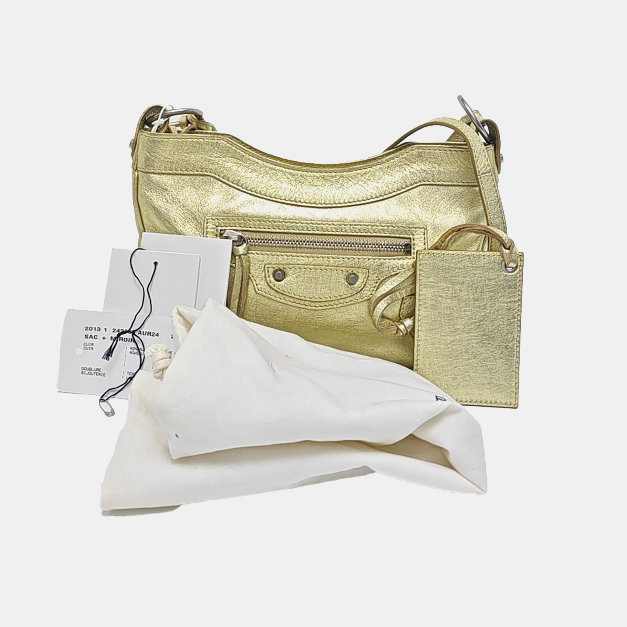 Classic City Mini Lambskin Gold