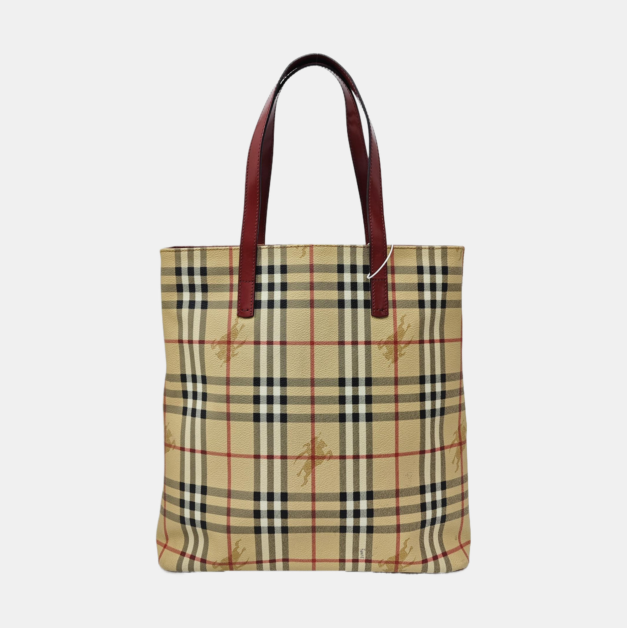 Coated Canvas Top Handle Bag Multicolor